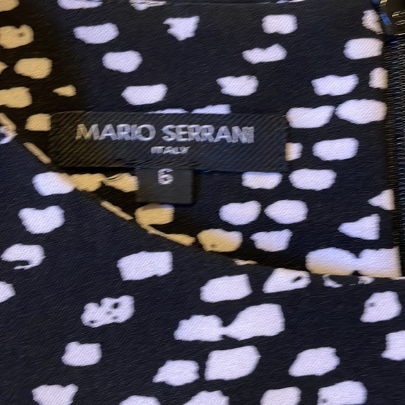 Mario Serrani sleeveless below knee sheath dress - Picture 6 of 7